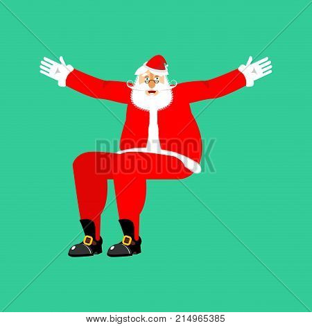 Sitting Santa Vector Santa Claus Sitting Vector & Photo (Free Trial) | Bigstock