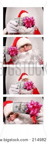 Santa Claus Photo Booth. Photo Booth picture with Santa Claus. 