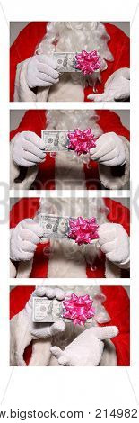 Santa Claus Photo Booth. Photo Booth picture with Santa Claus. 