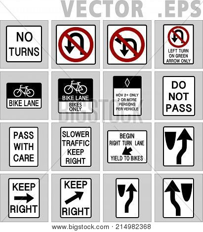 Traffic sign road. Universal sign vector design.