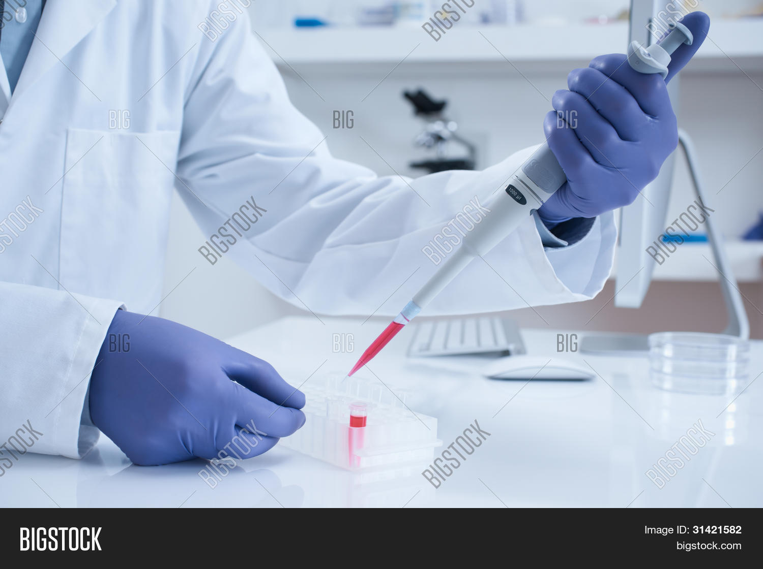 Science Lab Processing Scientist Processing Image & Photo (Free Trial) | Bigstock