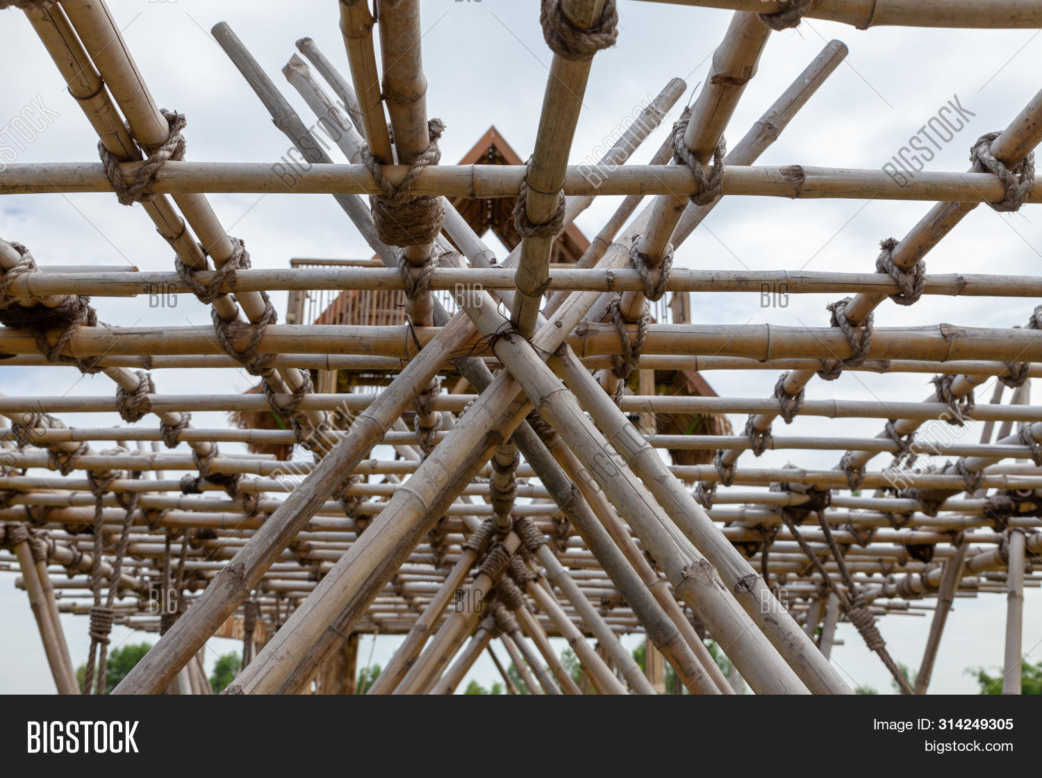 Structure Bamboo Huts Image & Photo (Free Trial) Bigstock