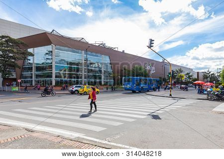 Bogota July 7 Street Life In Salitre District In Northern Bogota, Known For Its Proximity To The Air