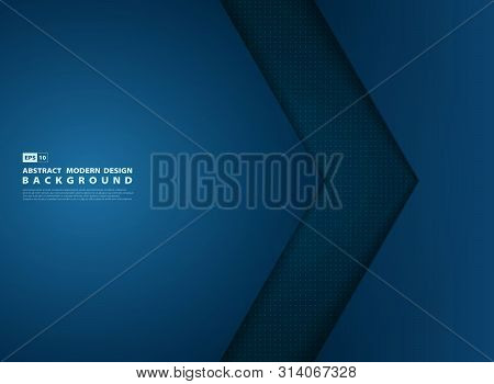 Abstract Gradient Blue Template Overlap Modern Design Cover. Illustration Vector Eps10