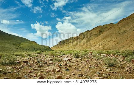 Stony Canyon In The Area Zavkhan River