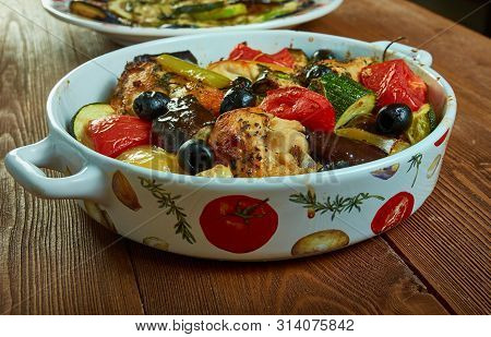Greek Chicken Traybake