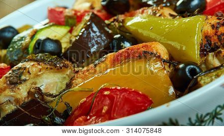Greek Chicken Traybake