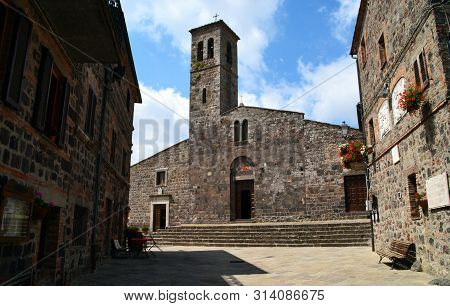Church Of Saint Peter, Pieve Di S. Pietro. Radicofani, Tuscany, Italy