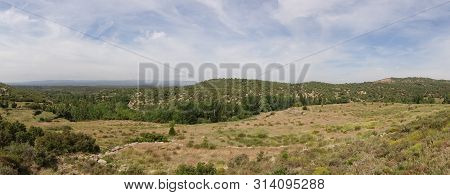 Path Through The Mountains Of Valdelinares In Summer