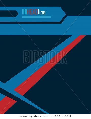 Bright Vector Modern Design Template. Annual Report Elements For Your Work. Colorful Layout, Magazin