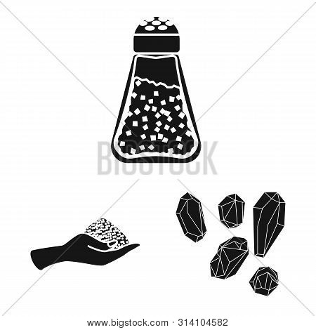 Vector Illustration Of Natural And Baking Logo. Collection Of Natural And Food Vector Icon For Stock
