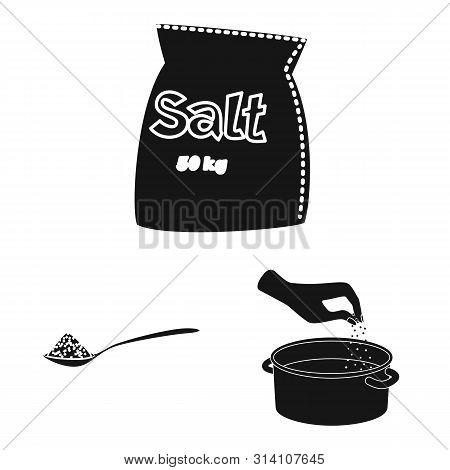 Vector Illustration Of Natural And Baking Sign. Collection Of Natural And Food Vector Icon For Stock