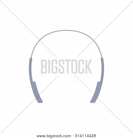 Vector Headphones Icon. Flat Headphones Icon. Flat Design Vector Illustration Concept For Web Banner
