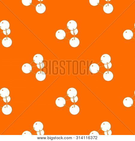 Pyramide Molecule Pattern Vector Orange For Any Web Design Best