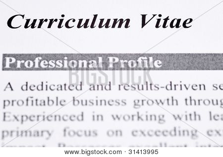 Curriculum Vitae