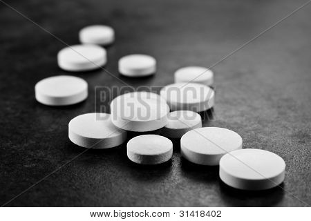 Medicina, píldora blanca