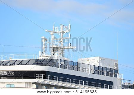 Velsen, The Netherlands - July 7th 2019: Ms Nieuw Statendam Operated By Holland America Line On Nort