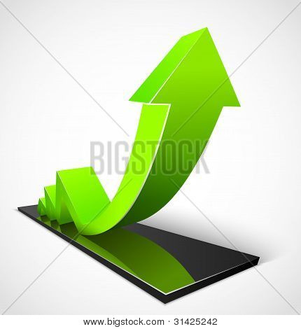 grÃ¼ner Pfeil Business graphs