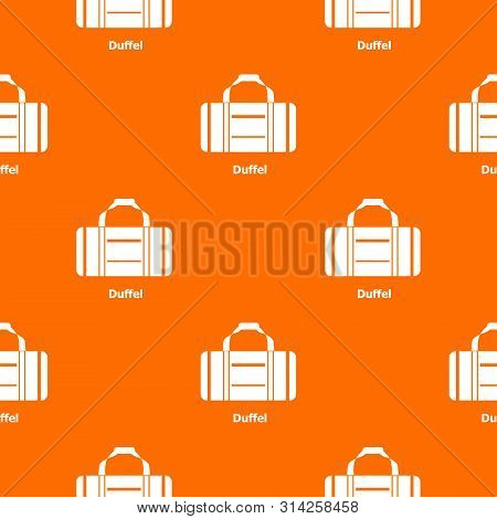 Duffel Pattern Vector Orange For Any Web Design Best