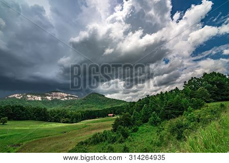 Landscapes Near Lake Jocassee And Table Rock Mountain South Carolina
