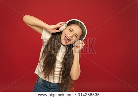 Modern Gadget Concept. Music Taste. Music Plays An Important Part Lives Teenagers. Powerful Effect M