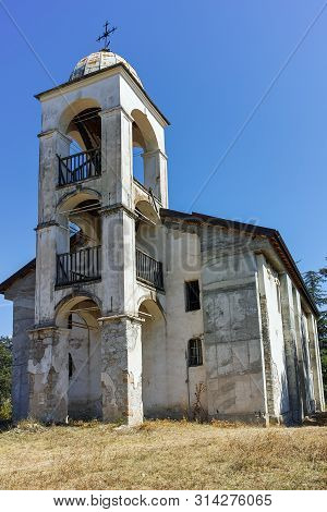 Panoramic View Of Medieval Church Near Tomb Of Yane Sandanski In Rozhen Village, Blagoevgrad Region,