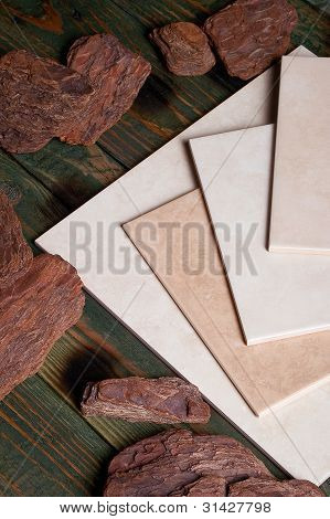 still life, ceramic tile