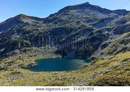 Landscape With Kamenitsa Peak And Mitrovo Lake, Pirin Mountain, Bulgaria