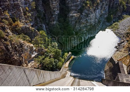 Green Forest Around Krichim Dam, Rhodopes Mountain, Plovdiv Region, Bulgaria