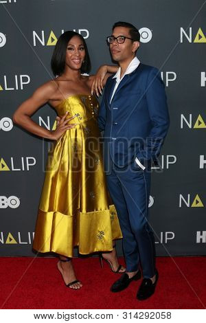 LOS ANGELES - JUL 27:  Mj Rodriguez, Steven Canals at the NALIP 2019 Latino Media Awards at the Dolby Ballroom on July 27, 2019 in Los Angeles, CA