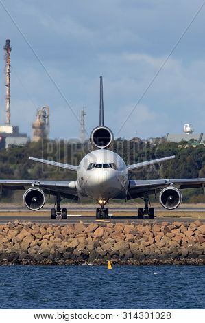 Sydney, Australia - October 8, 2013: United Parcel Service (ups) Mcdonnell Douglas Md-11f Cargo Airc