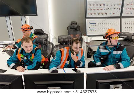 Tobolsk, Russia - July 23. 2019: Sibur Company. Plant On Processing Of Hydrocarbonic Raw Materials. 
