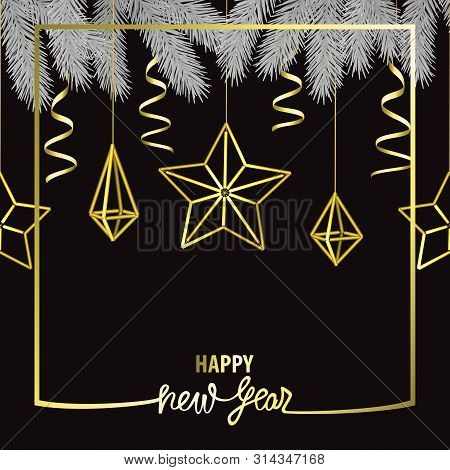 Happy Hew Year Scandinavian Style Greeting Card