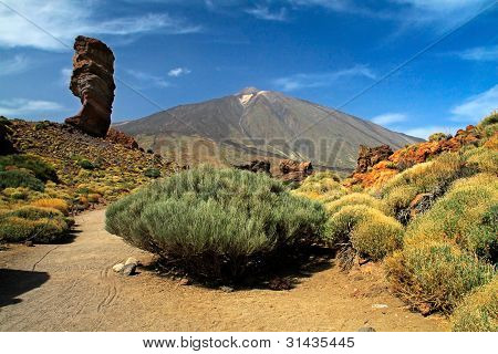 テネリフェ島のテイデ火山