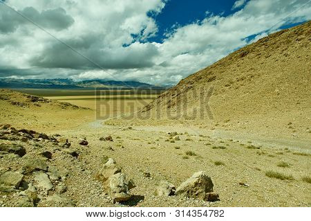 Pass In The Mainstream Zavkhan River,  River In The Govi-altai Mongolia