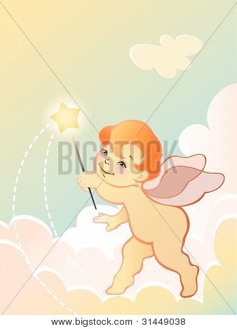 Angel Baby s hůlkou