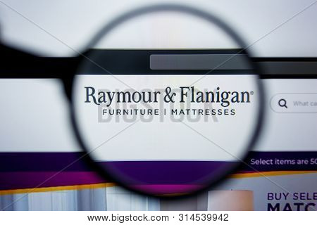 Los Angeles, California, Usa - 29 Jule 2019: Illustrative Editorial Of Raymourflanigan.com Website H