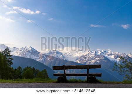 Morning landscape in High Tauern, East Tyrol, Austria