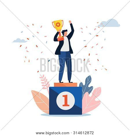 Man Standing On Vector Photo Free Trial Bigstock