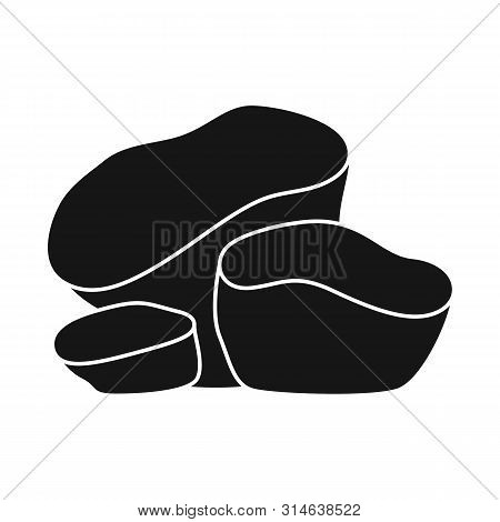 Vector Illustration Of Lichen And Coral Logo. Set Of Lichen And Water Stock Symbol For Web.