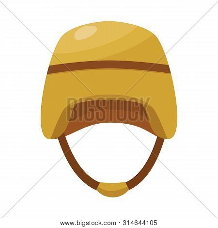 Vector Design Of Cap And Marines Icon. Collection Of Cap And Soldier Stock Vector Illustration.