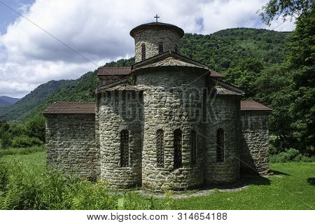 10th Century Ancient Christian Church, Nizhnearhizy Temples, Northern Zelenchuk Temple, Stone Temple