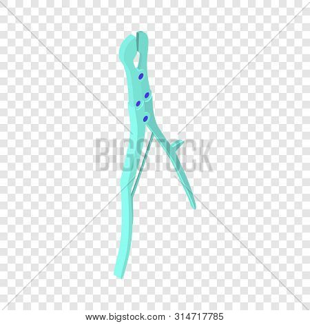Blue Pliers Medical Icon. Isometric Illustration Of Blue Pliers Medical Vector Icon For Web
