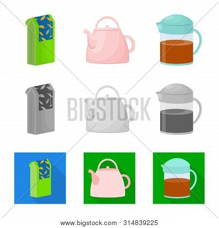 Vector Design Of Healthy And Floral Icon. Collection Of Healthy And Gradient Stock Vector Illustrati