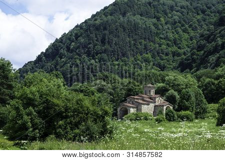 10th Century Ancient Christian Church, Nizhnearhizy Temples, Northern Zelenchuk Temple, Stone Temple