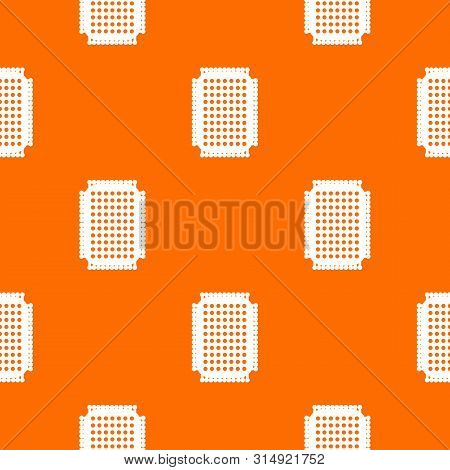 Foot Sponge Pattern Vector Orange For Any Web Design Best