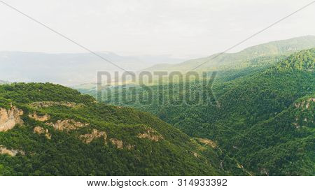 Armenia. Stunning Landscape From The Border Of Lori And Aragatsotn Regions. Colorful Fields And Mead