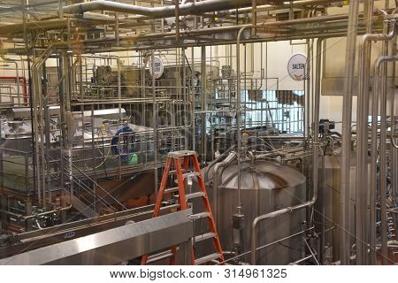 Tillamook, Or - Jun 9: Tillamook Creamery In Tillamook, Oregon, As Seen On Jun 9, 2019. It Offers Se