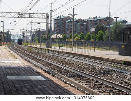 Collegno Train Station In Collegno