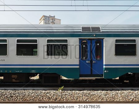 Train At Collegno Station